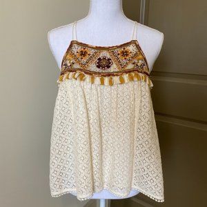 ANTHROPOLOGIE | Women's Moroccan Beaded Tank